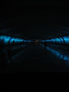 veritcal walkway (blue)